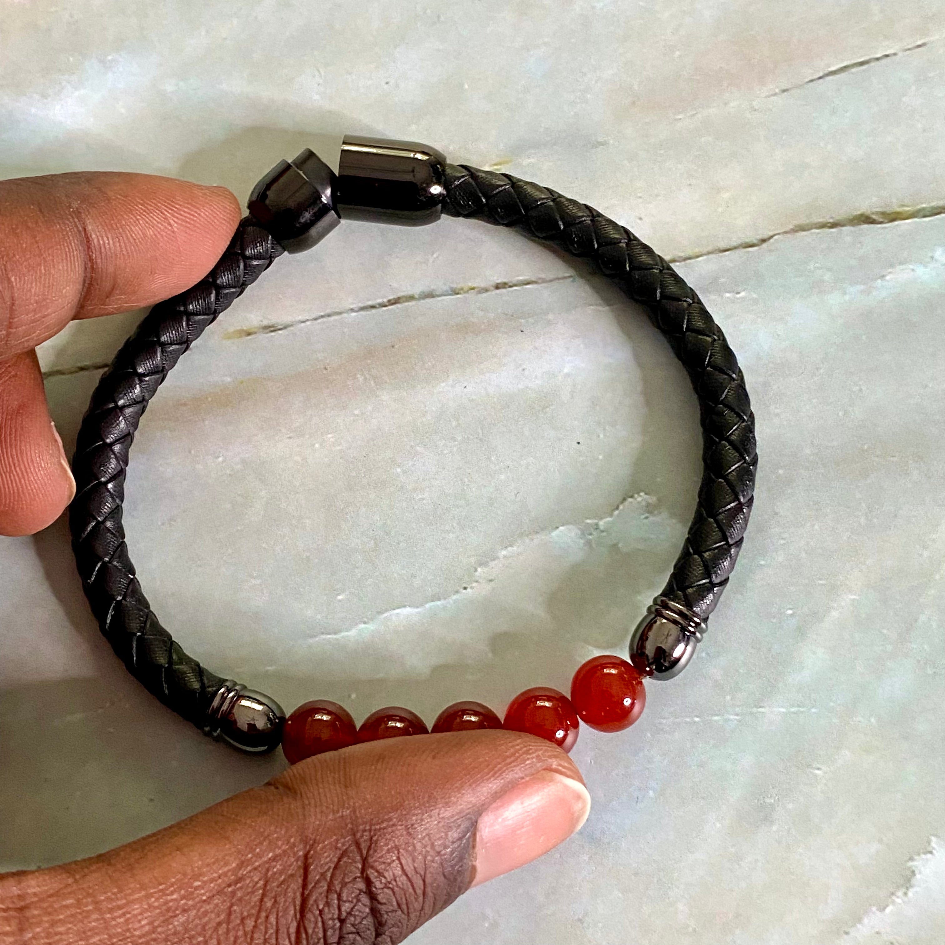 The Catalyst Leather Bracelet